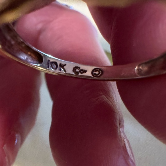 Currently $419 on Etsy. 10K Gold Wave Ring, Size 8-8.5? - Picture 2 of 3